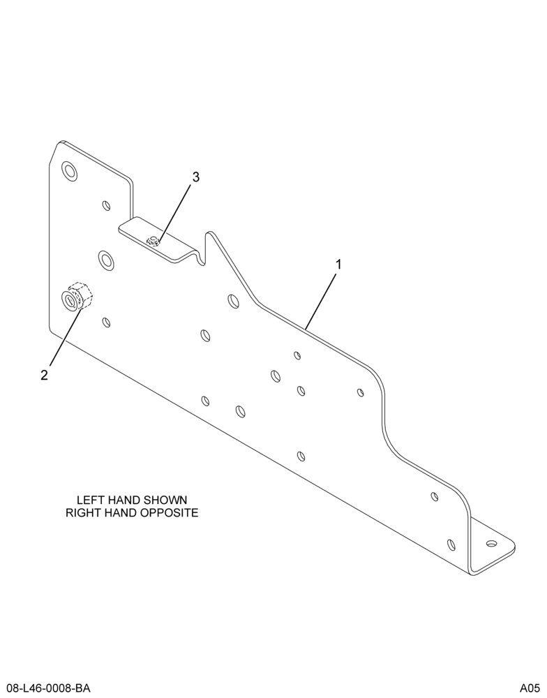 ....BRACKET LEFT BATT BOX SUPPORT (4C4Z-10753-CA)