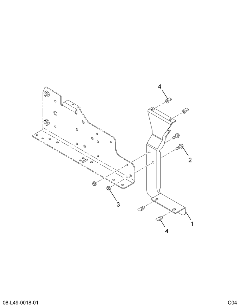 ..ELECTRICAL BATT BOX STEP (4C4Z-10N698-GA)