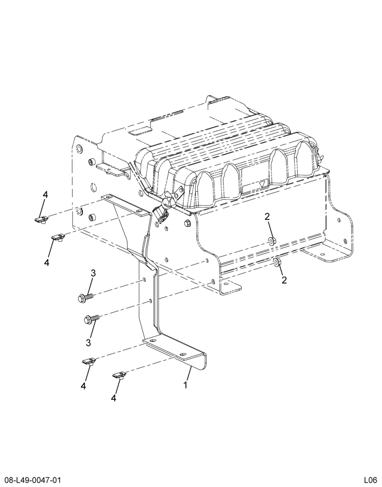 ..BAT BOX STEP BRKT 18" FOR 13F (Intl. 3790319F91)