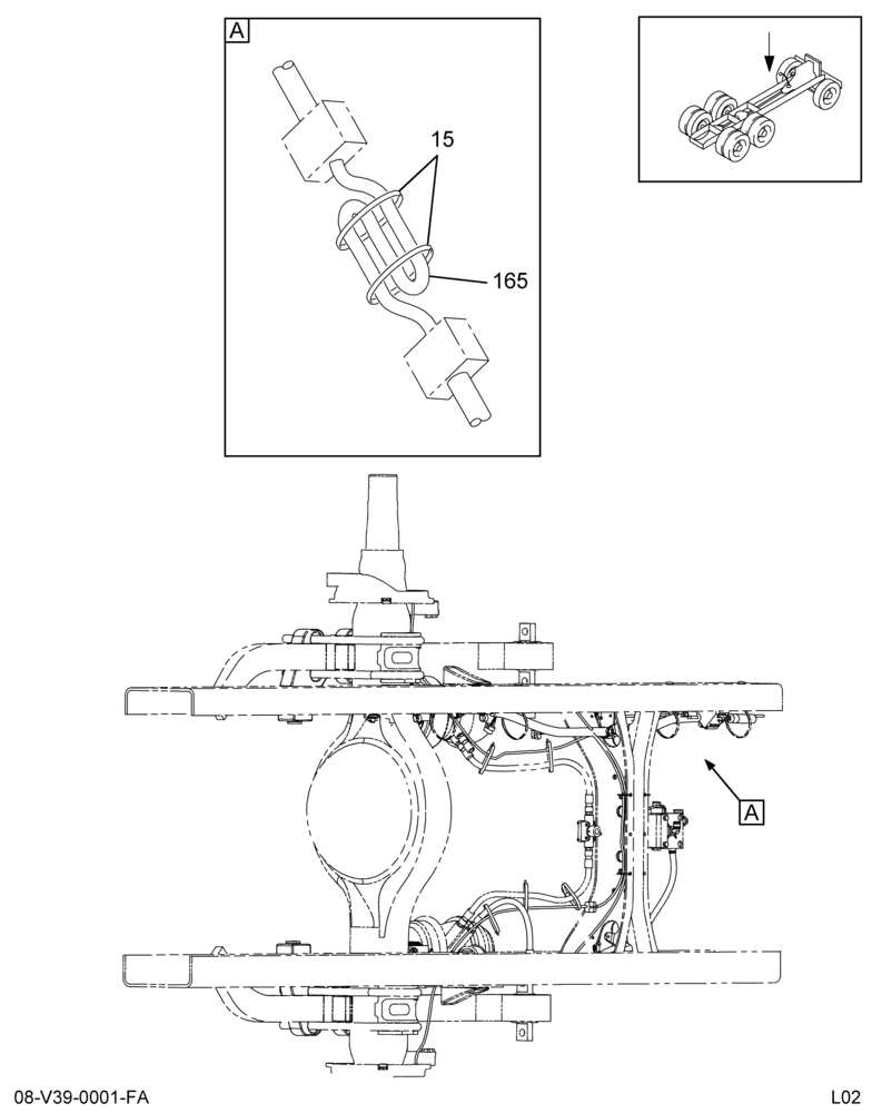 JUMPER HARNESS INSTL, RR CHASSIS; BEVERAGE BODY