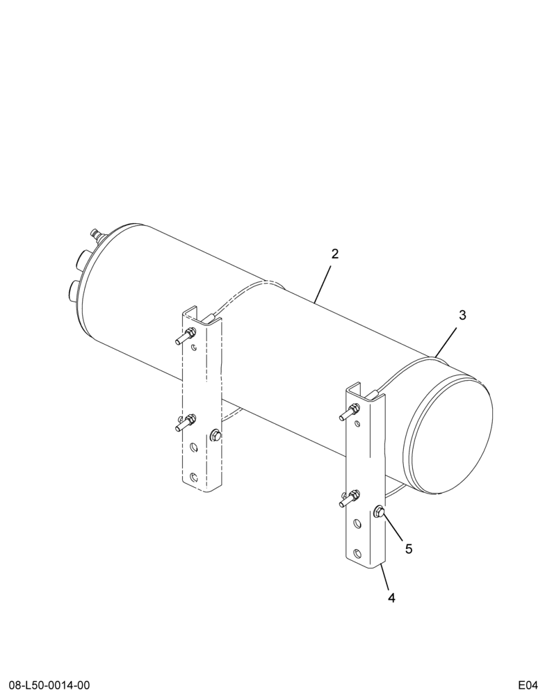 ..BRAKE*AIR TANK MOUNTING (Eng. 4C4O-2320-AA)