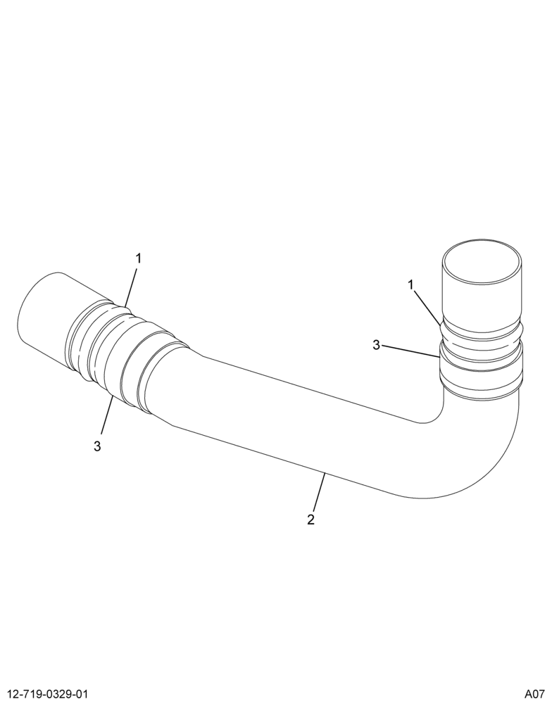 ..PIPE AIR CAC HOT SIDE ASY CUMM (Eng. 4C4O-9K620-DA)