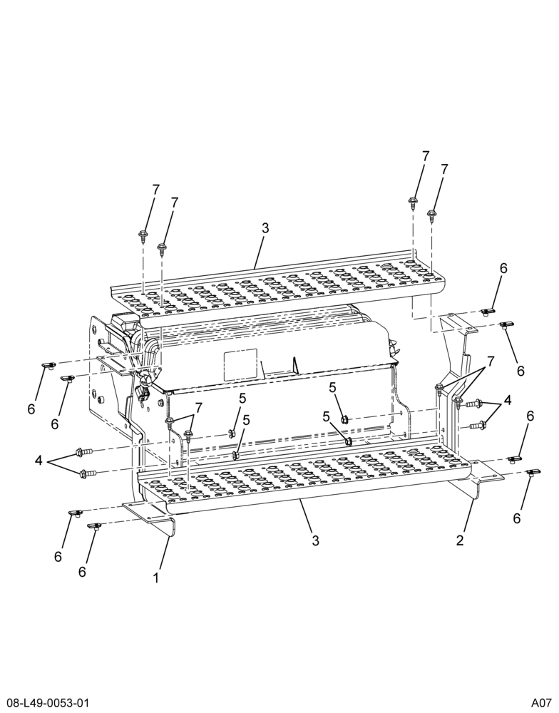 ..BAT BOX STEPS 25" RH MTG 13FU (Intl. 3790324F91)
