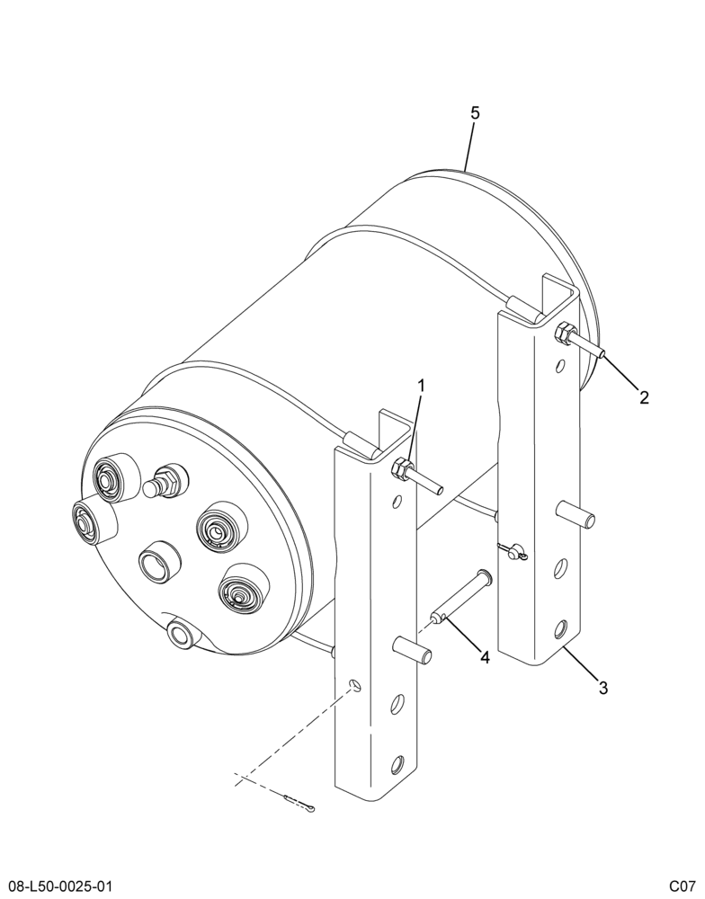 ..AIR TANK,CREW CAB N/AIR ACT PA (Intl. 3801941F91)