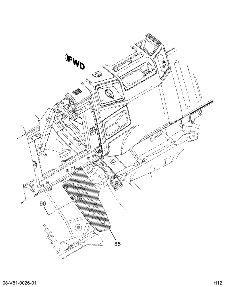 INSTRUMENT PANEL INSTL 8/8