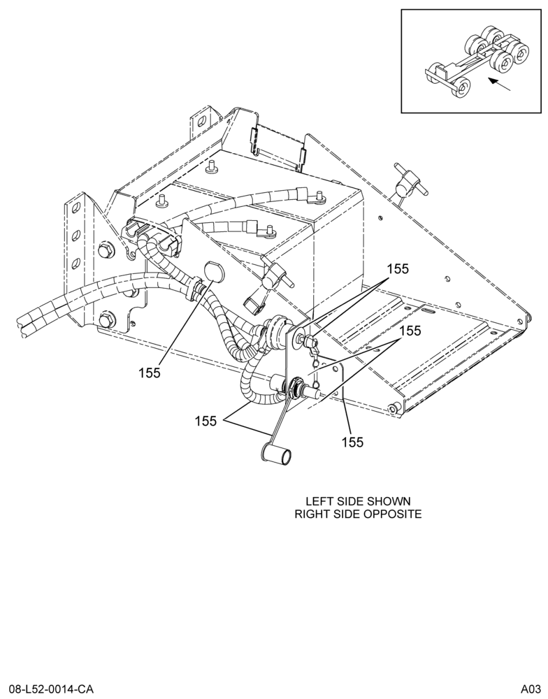 BATTERY BOX MODULE; JUMP START STUD & DISCONNECT SWITCH