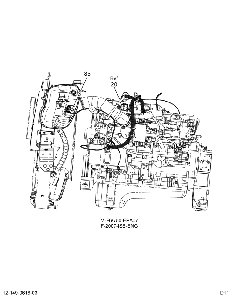 Схема установки 4C4Z-10D968-AA