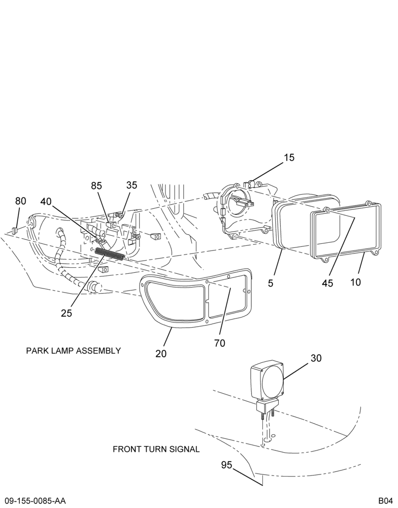 FRONT END WIRING INSTL; LIGHTING & HARDWARE