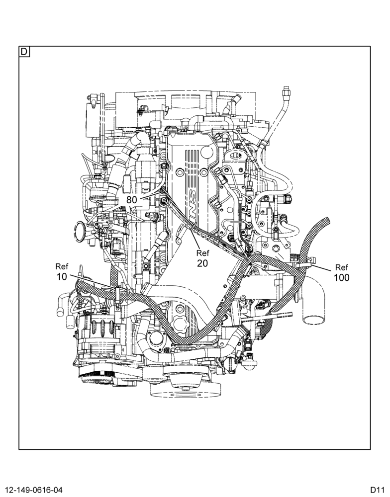 ENGINE WIRING INSTL; CUMMINS ISB ENGINE 6/6