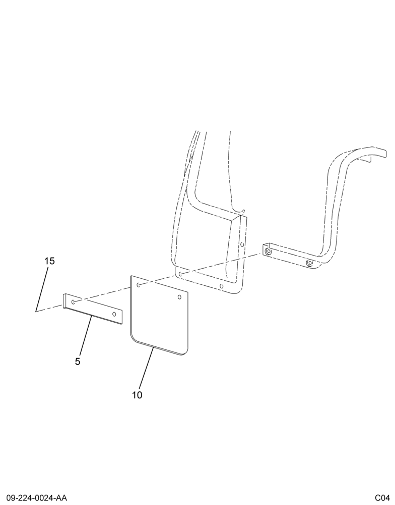MUD GUARD INSTL; FOR JV COMMON CHASSIS