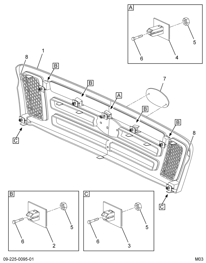 ..GRILLE ASSY CHROME (Intl. 3585912C91)