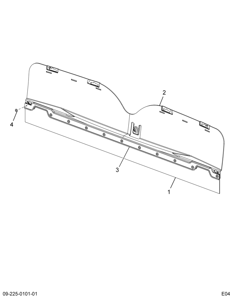 ....BAFFLE,GRILLE*WITH EXTENSION ASM (5C4Z-8327-A)