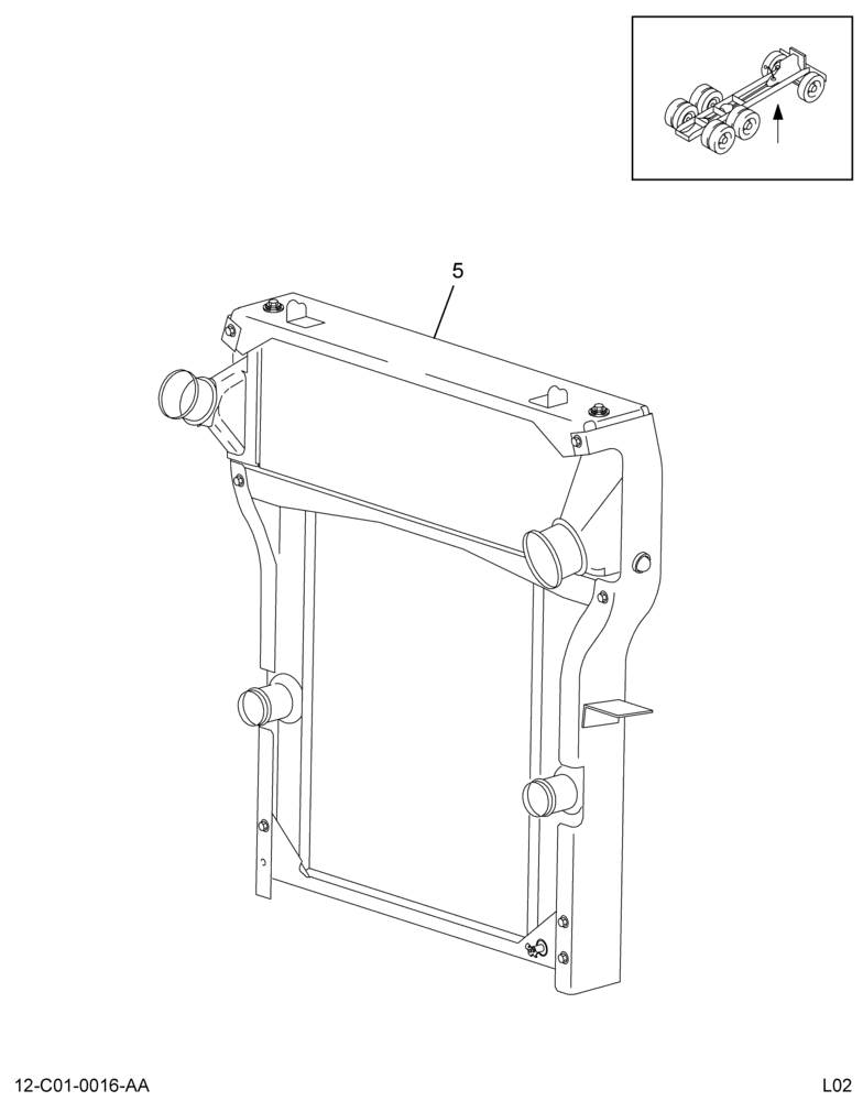 ..RADIATOR RADIATOR/CAC ASSE (Intl. 3548897F95)