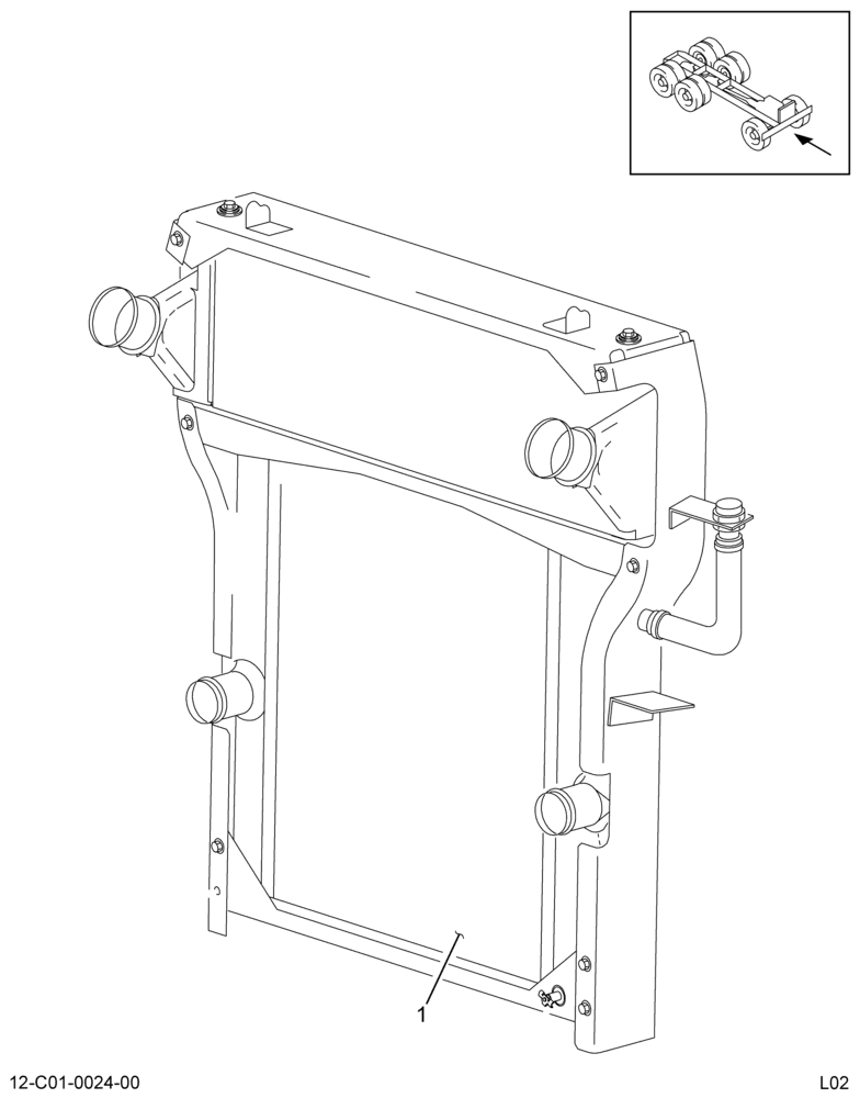 ..RADIATOR ASM RADIATOR/CAC ASSE (4C4Z-8009-FA)