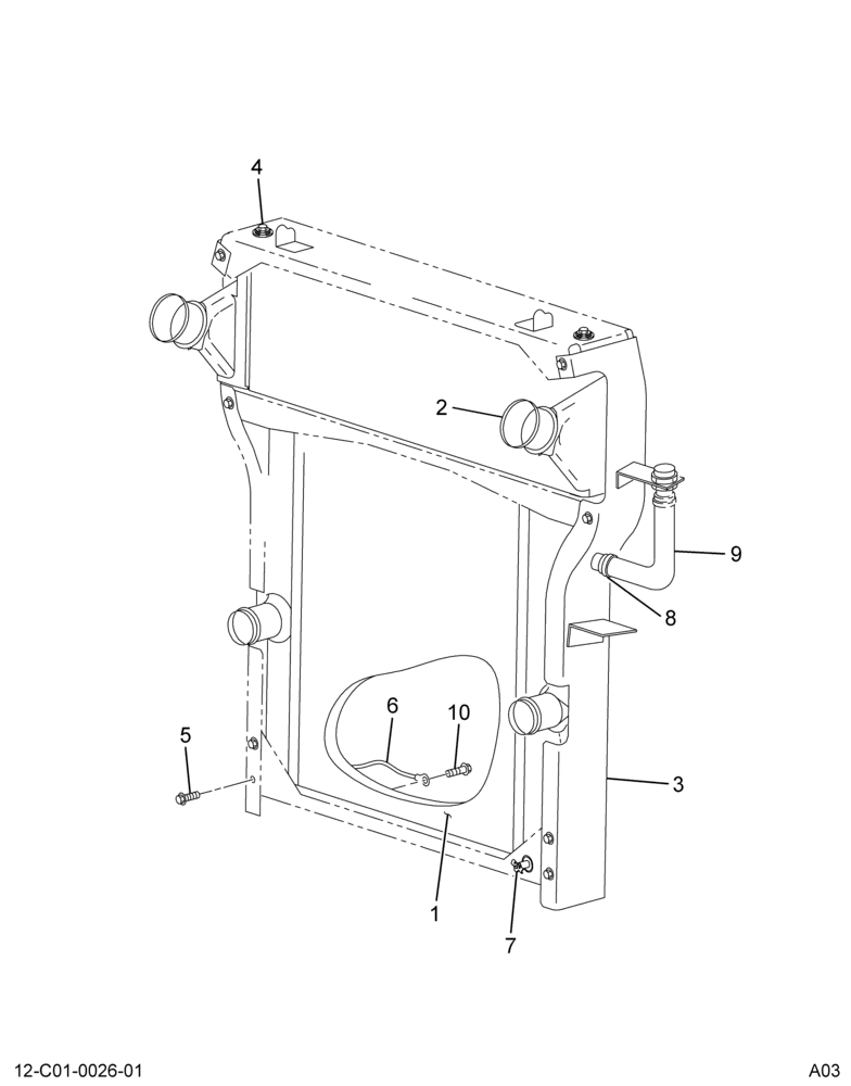 ....RADIATOR,ASM AL W/OC (4C4Z-8009-NA)