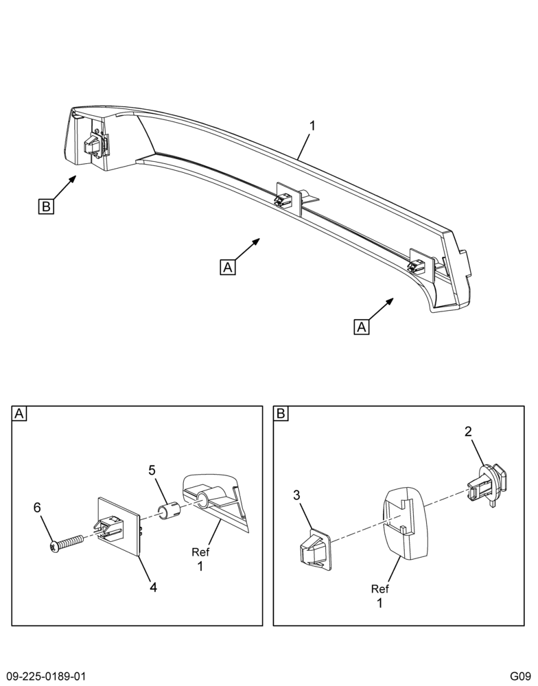 ..GRILLE ASSY FILLER PANEL LH (6E7Z-8C391-AA)
