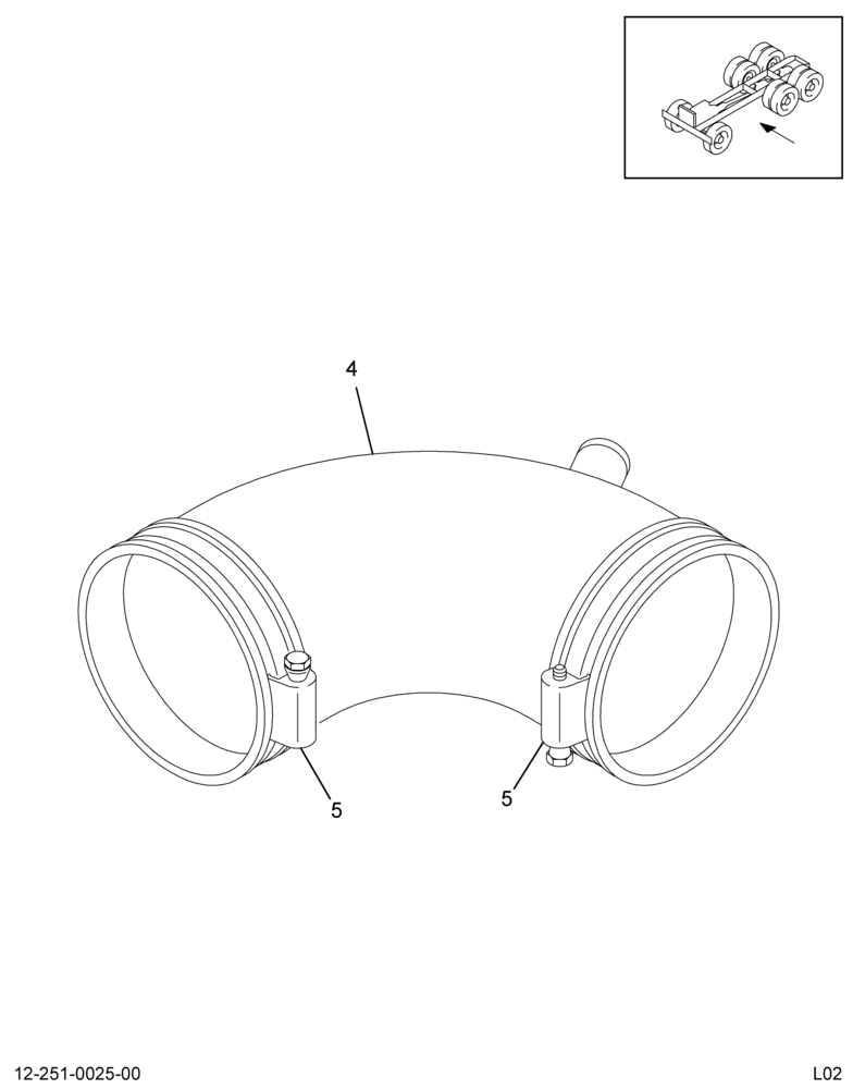 ..HOSE AIR CLEANER*CLEAN AIRDUCT (4C4Z-9B659-BA)