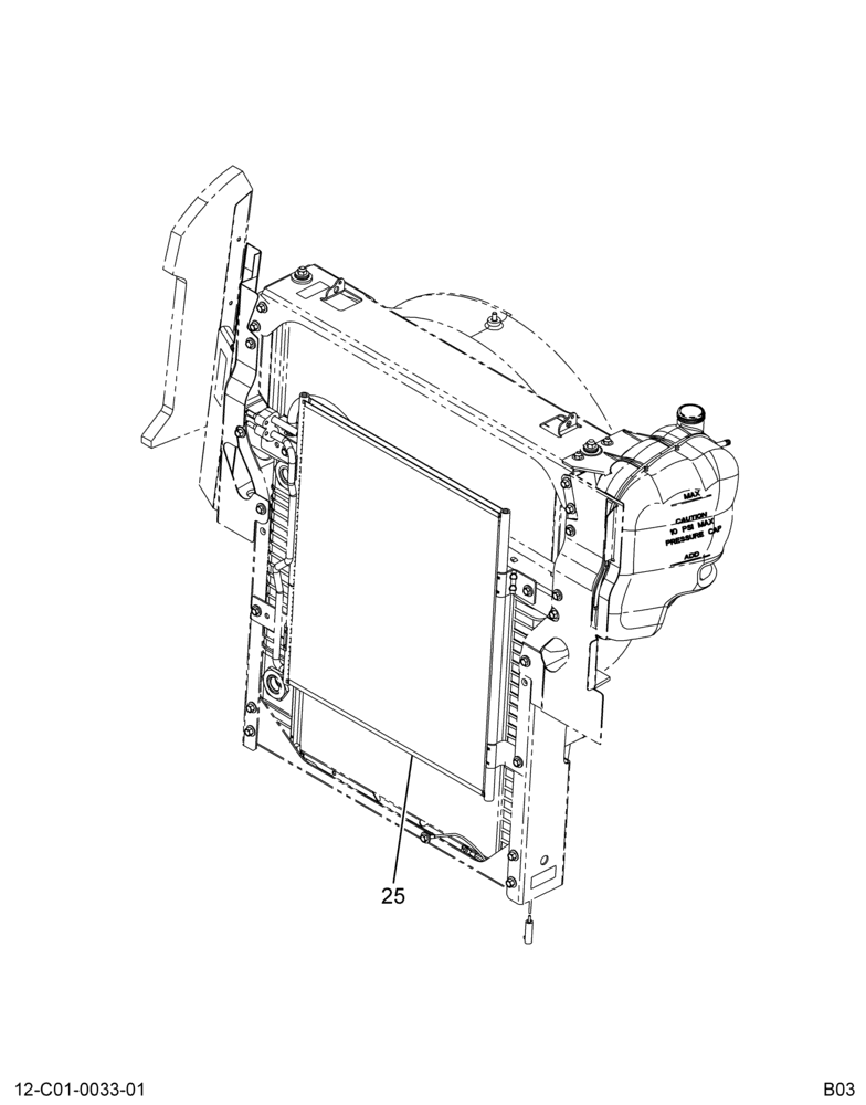 COOLING PACKAGE; A/C CONDENSER, (ABR#5)
