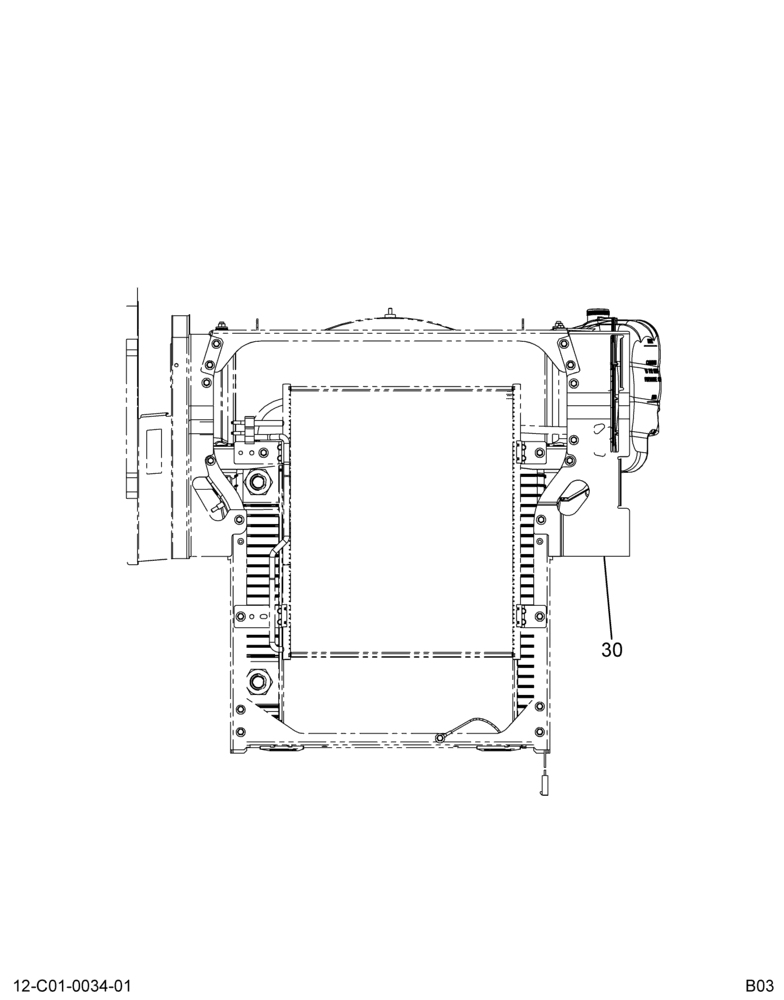 AIR RECIRC SEALS; RADIATOR, (ABR#6)