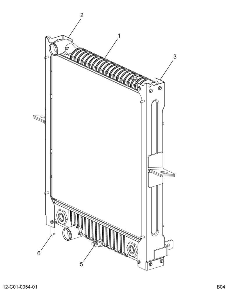 ....RADIATOR ASM W/INTANK XMSN COO (Eng. 6E7O-8009-DA)