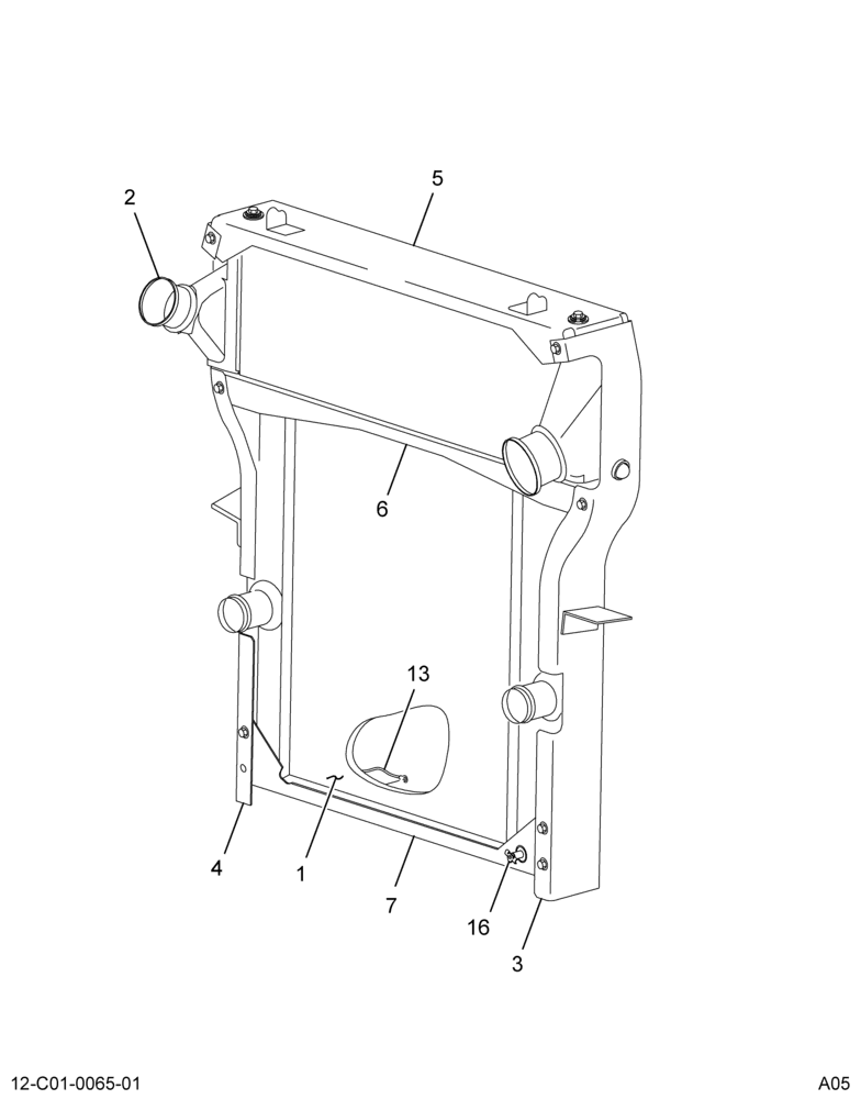 ....RADIATOR ASM AL L/OC (5C4Z-8005-A)