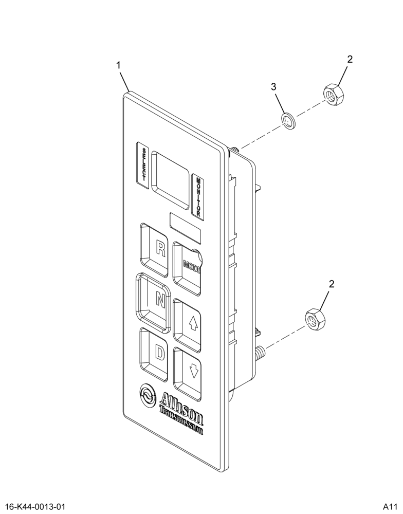 ..DRIVER CONTROL  SHIFT CONTR (Intl. 3713588F93)