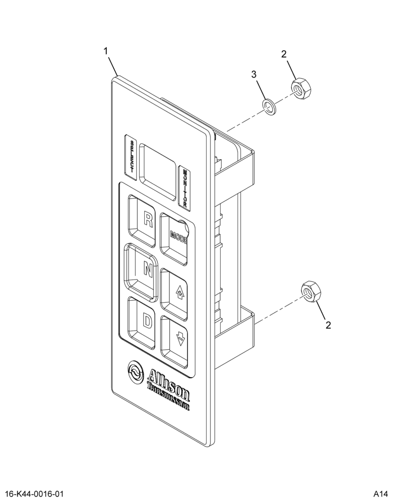 ..DRIVER CONTROL, SHIFT CONTR (Intl. 4037514F91)
