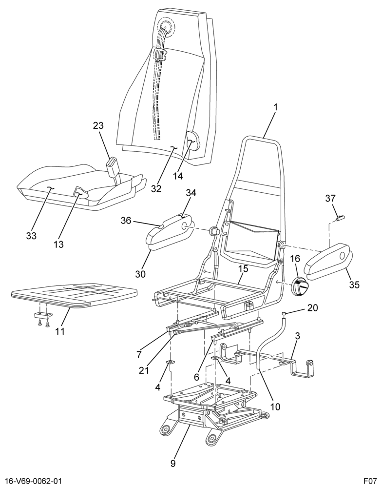 ....SEAT DRS 30% A/RD MRT/MRTR CLT (8C4Z-7060013-BA)