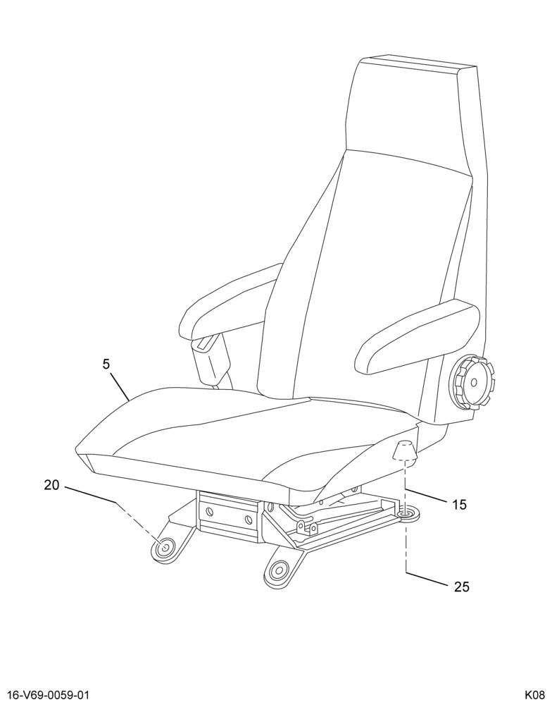 SEAT KITS; W/BELTS, SUPER CAB, W/RR SEAT; XL/XLT TRIM