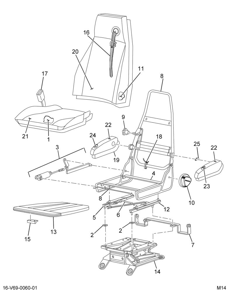 ....SEAT DR 30% ESAI-AR G-GR/G-GRN (6C4Z-6560013-BA)