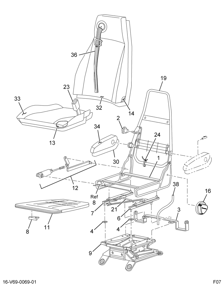 ....SEAT DRS 30% EASI CAPT KNIT (4C4Z-6560013-EA)