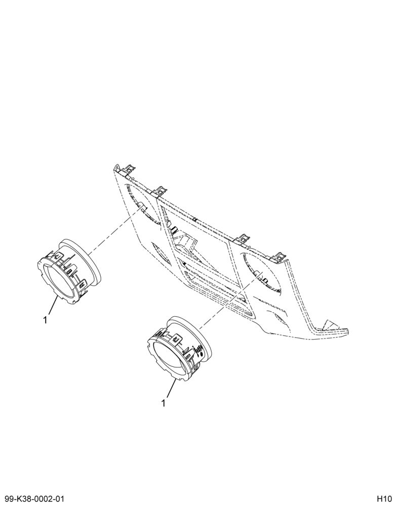 ..IP  HVAC AIR REGISTER-CHROM (Intl. 6013631F91)