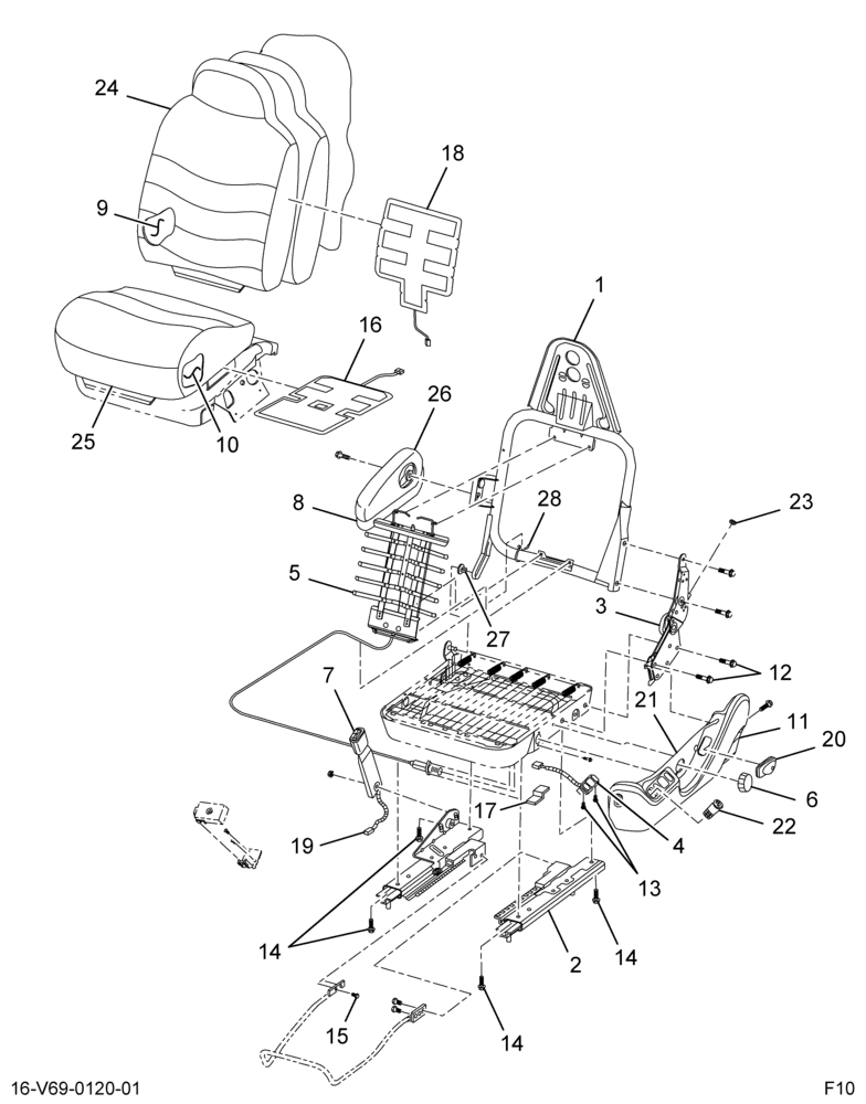 ..SEAT DRIVER  NON-SUSPENSION  L (BC4Z-7060004-E)