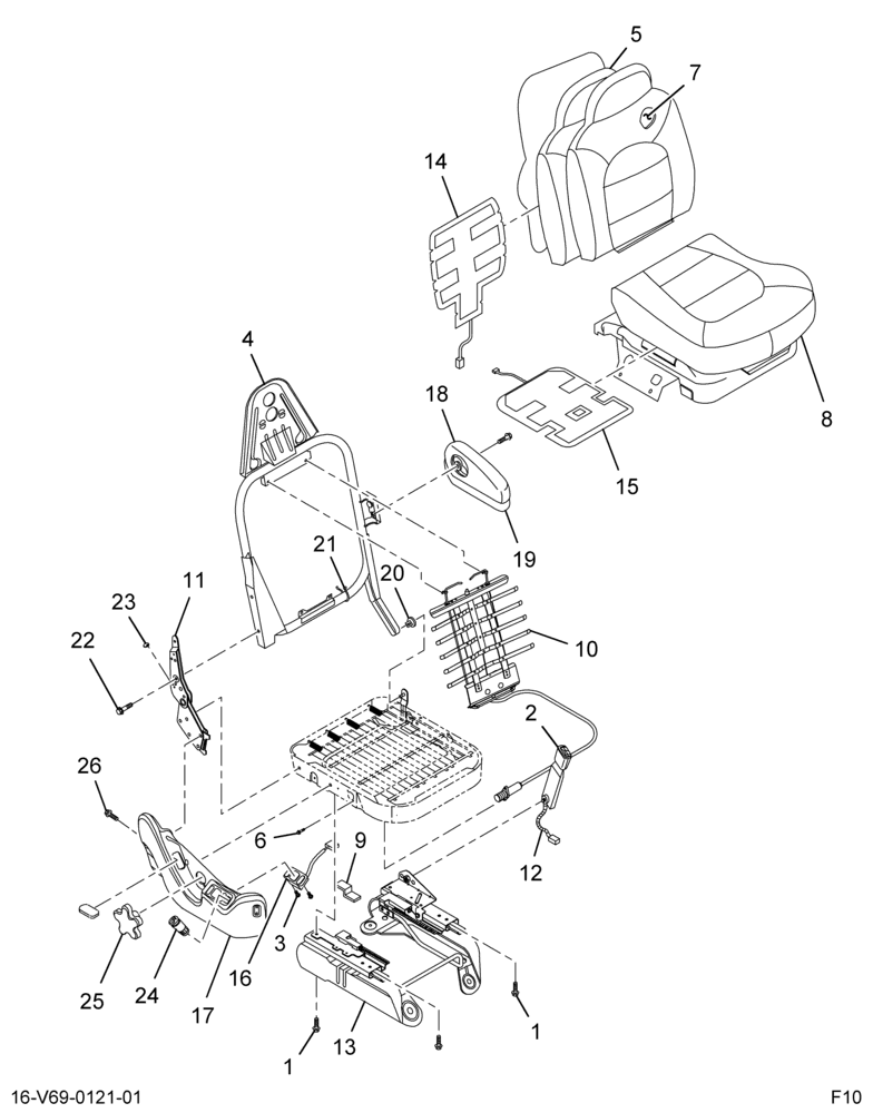 ..SEAT PASSENGER  NON-SUSPENSION (BC4Z-7060004-J)
