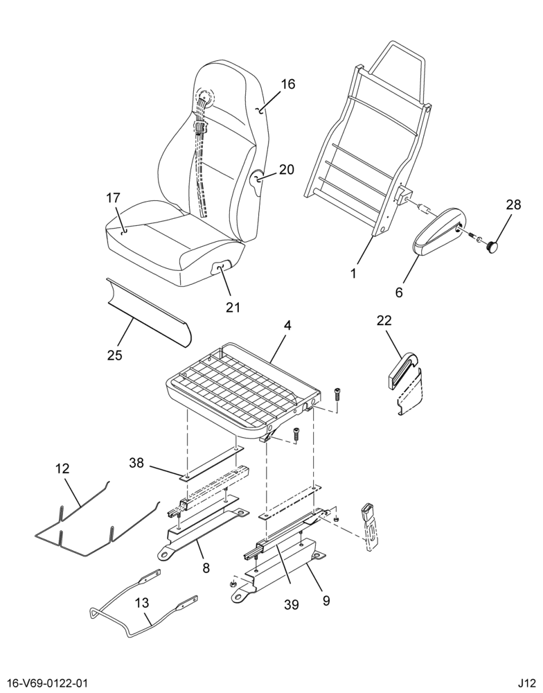 ..SEAT PASSENGER  VINYL REG CAB (BC4Z-7060004-T)