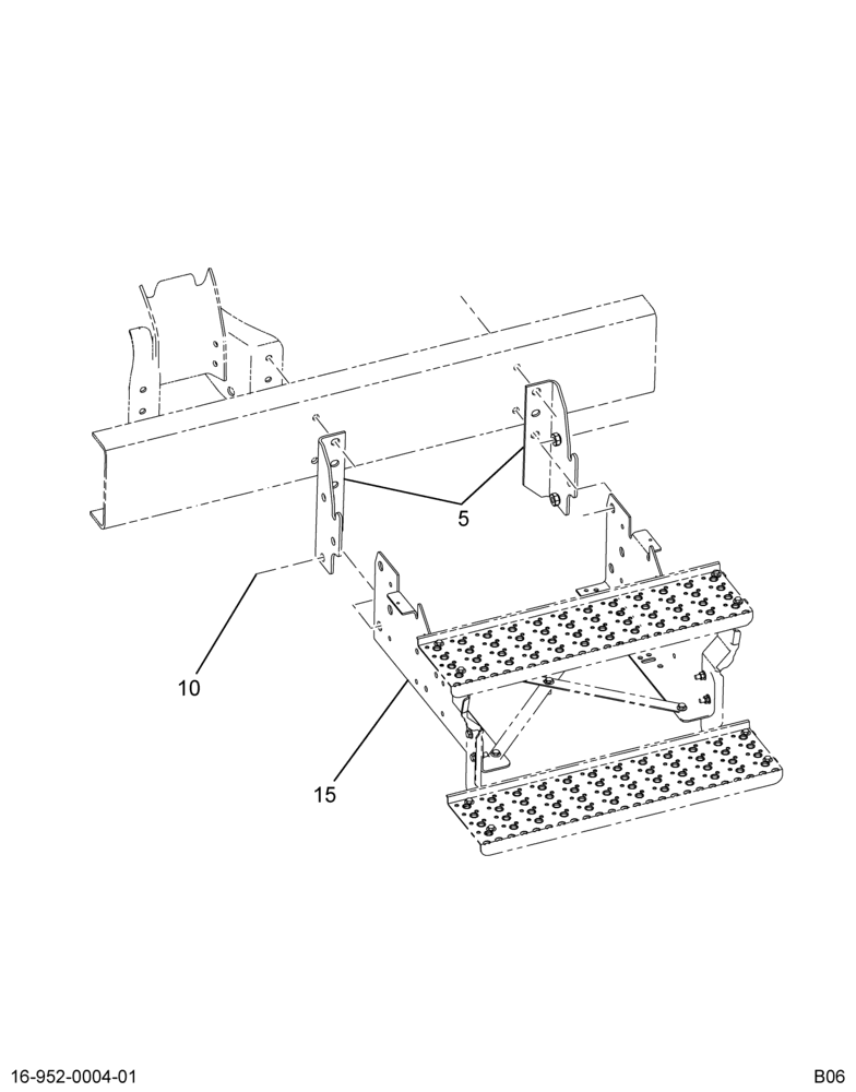 STEP INSTL; CAB ACCESS,FRAME/MODULE MTD