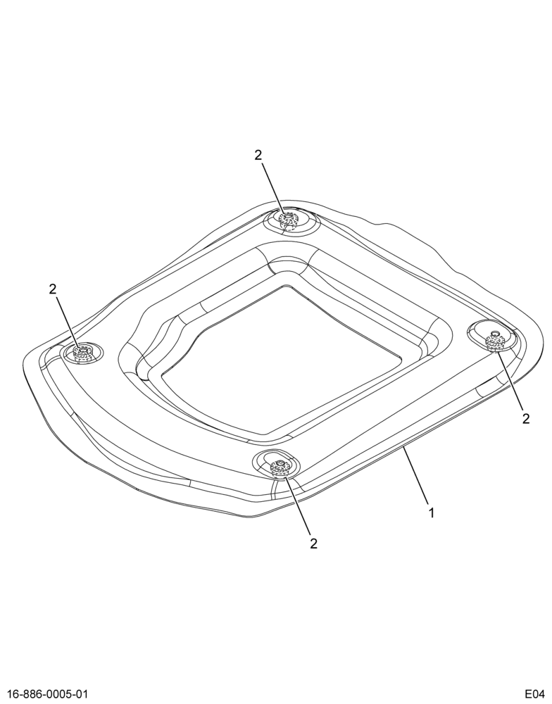 ......BRACKET ASM SEAT PEDESTAL (6E7Z-2060094-C2)