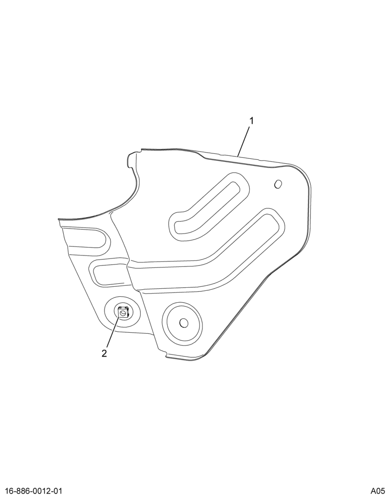 ......BRACKET BODY MTG CAB STEP RH (6E7Z-2011142-AA)
