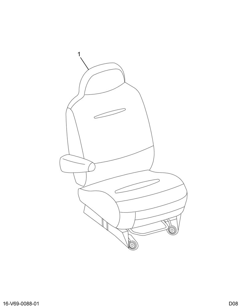 ..KIT SEATS  DRVR EZ-AIR  PASS B (Eng. 8C4O-7000034-EBW)