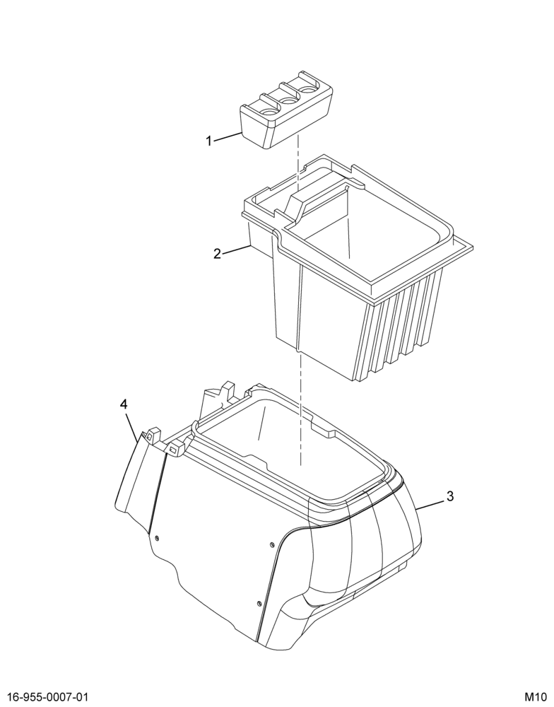 ..BOX CONSOLE LRG BLACK-TRIM (BC4Z-71045A06-C)