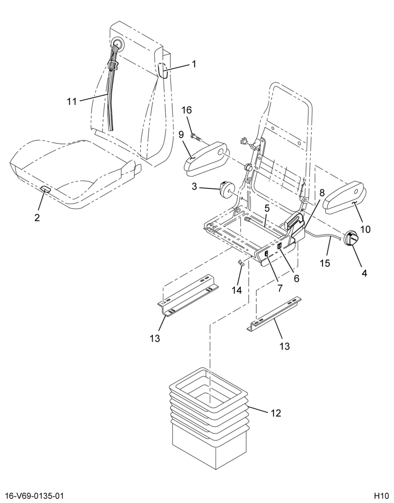 ..SEAT DRS VNYL CREW FULL A/RIDE (8C4Z-7260005-BA)