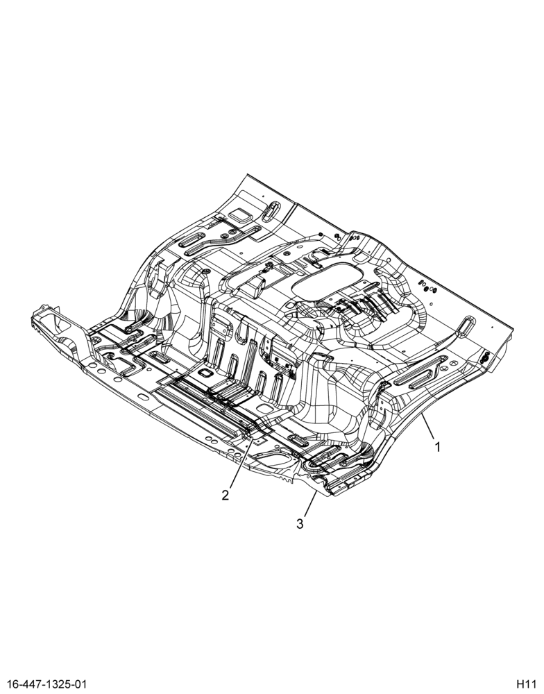....PANEL  CAB UNDERBODY ASM  WEL (Intl. 3585807C93)
