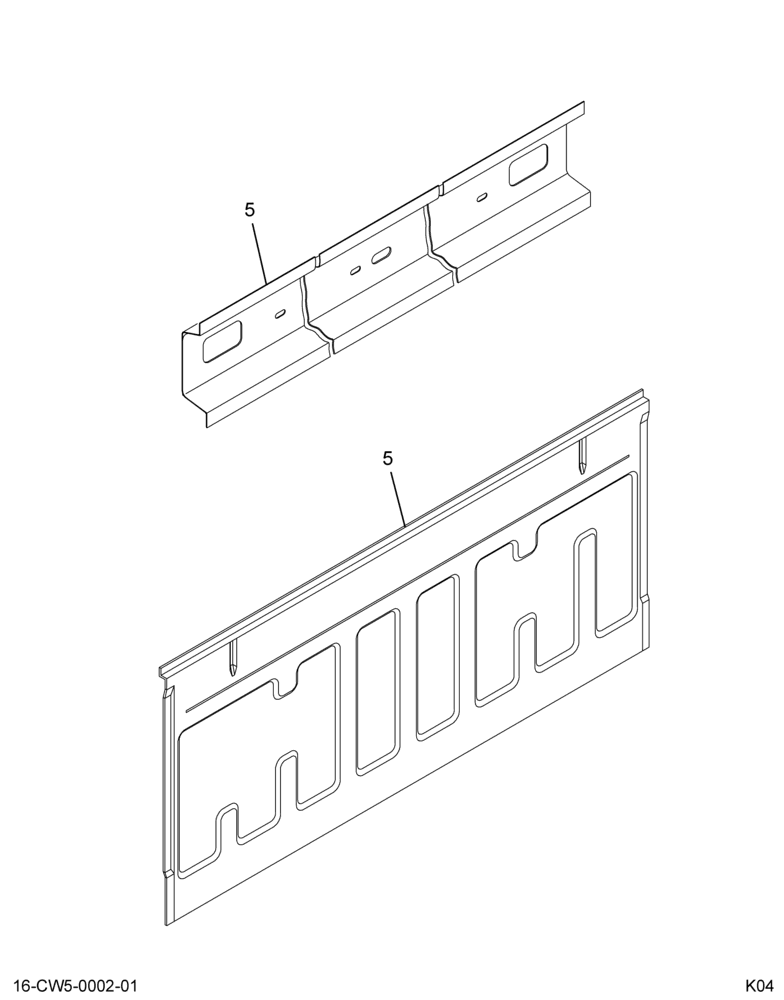 CAB ASM; BACK PANEL, JV