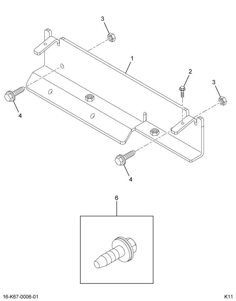 ..IP, BRACKET, RELAY MOUNTING (Intl. 3856690F94)