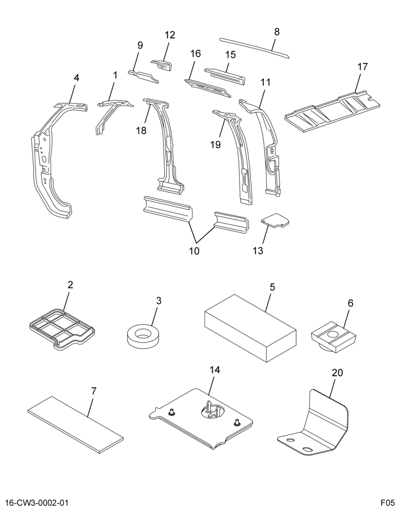 ..PANEL SIDE BODY*ASSY WELDED RH (4C4Z-16005-FA)