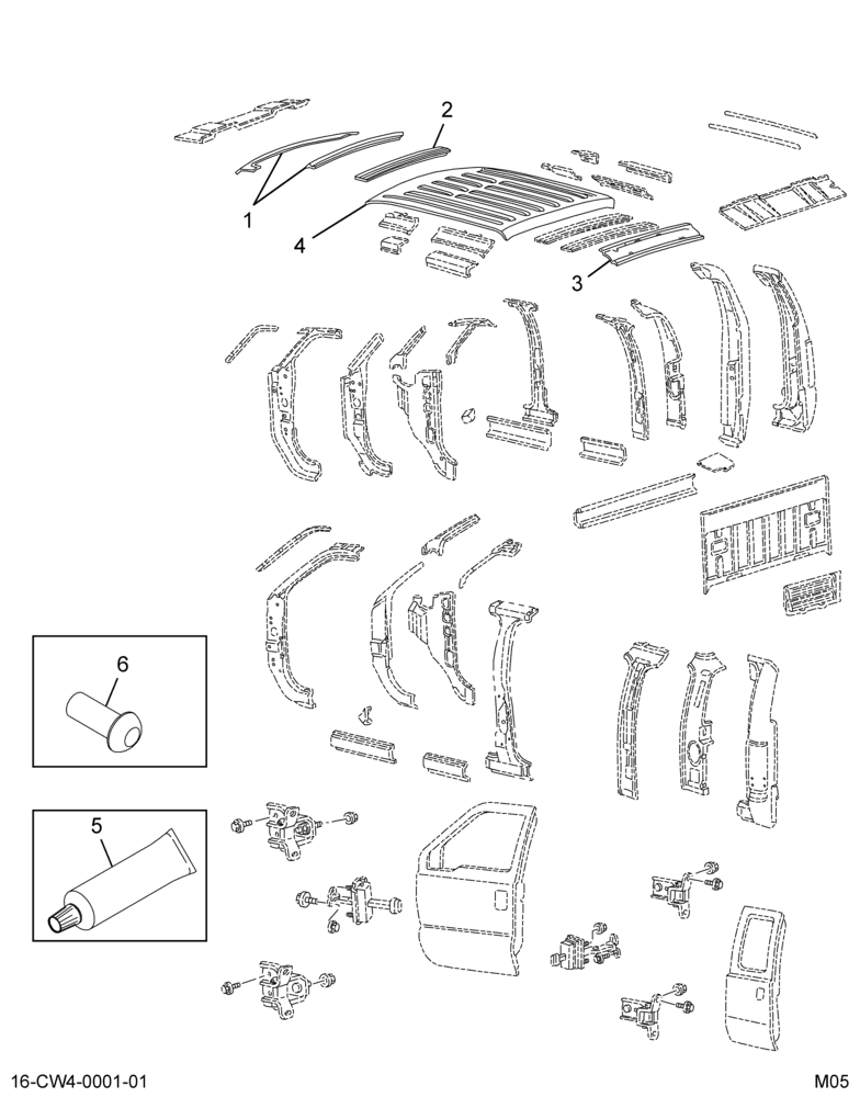 ..PANEL ASSY RF REG CAB N/SUNSHD (5C4Z-7050202-C4)