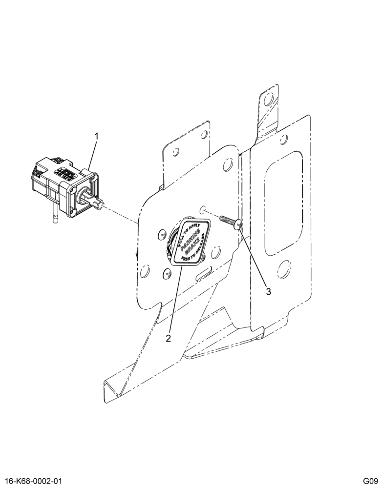 ..IP,HYD PWR PK SW SHORT BRKT (Intl. 3823429F91)