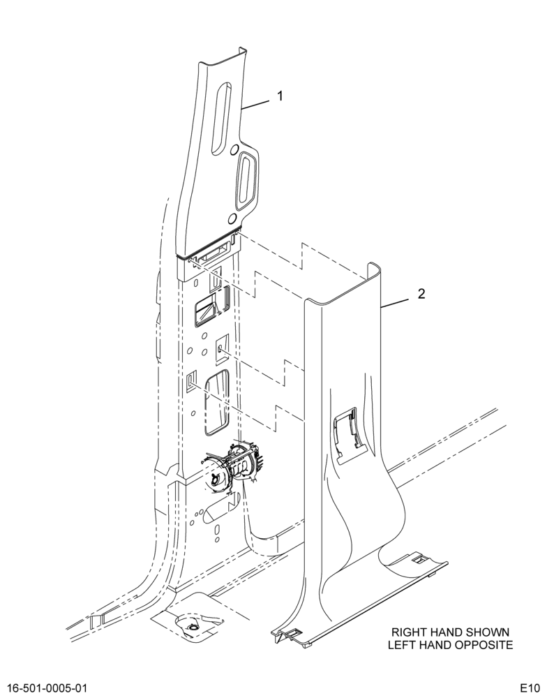 ..PANEL  ASSY-B-PILLAR KIT RH CC (Eng. BC34-26243W18-AB1FD7)