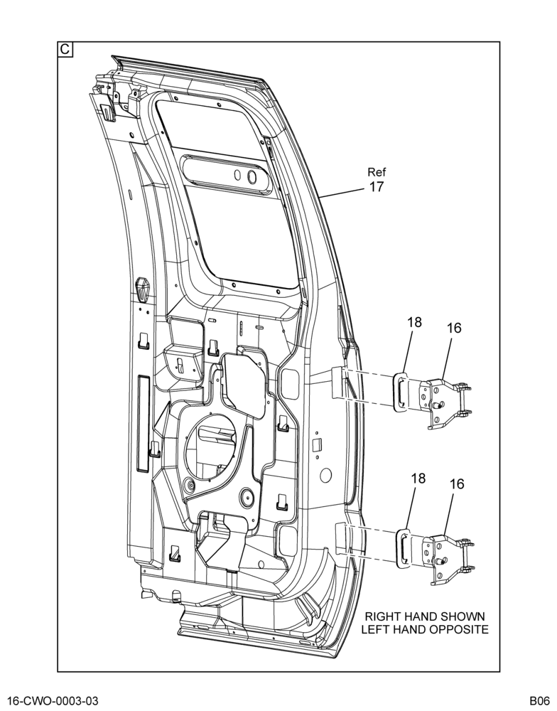 ..KIT DETACHED PARTS  SUPER CAB (Eng. 6C4O-71001B24-CA) 3/3