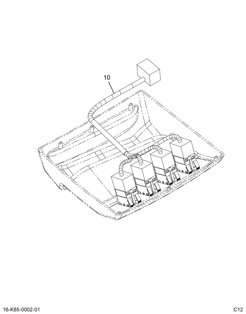 OVERHEAD CONSOLE; SWITCH WIRING (ABR #6)
